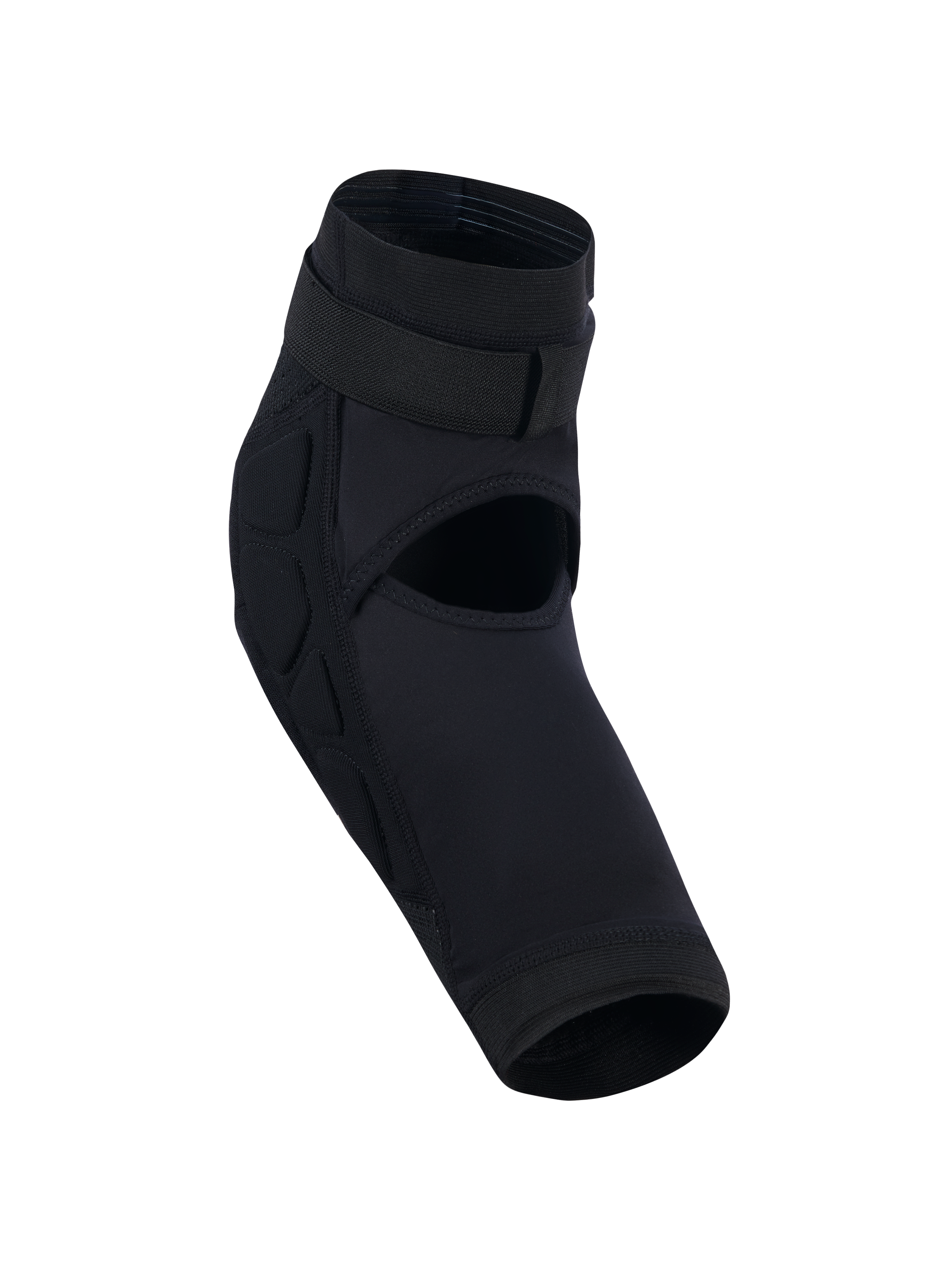 Protège-genou Alpinestars Bionic Plasma Junior, noir, genouillère de motocross pour enfant avec design ouvert à l'arrière pour la ventilation, sangle supérieure sécurisée et rembourrage latéral, construction anatomique pour la conduite tout-terrain