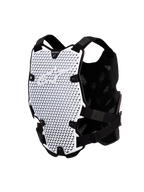 Alpinestars protecteur de poitrine Bionic Action, motocross blanc et noir, technologie A-Morph, certifié CE niveau 1