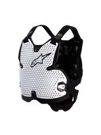 Alpinestars protecteur de poitrine Bionic Action, blanc et noir, technologie A-Morph, certifié CE niveau 1, motocross