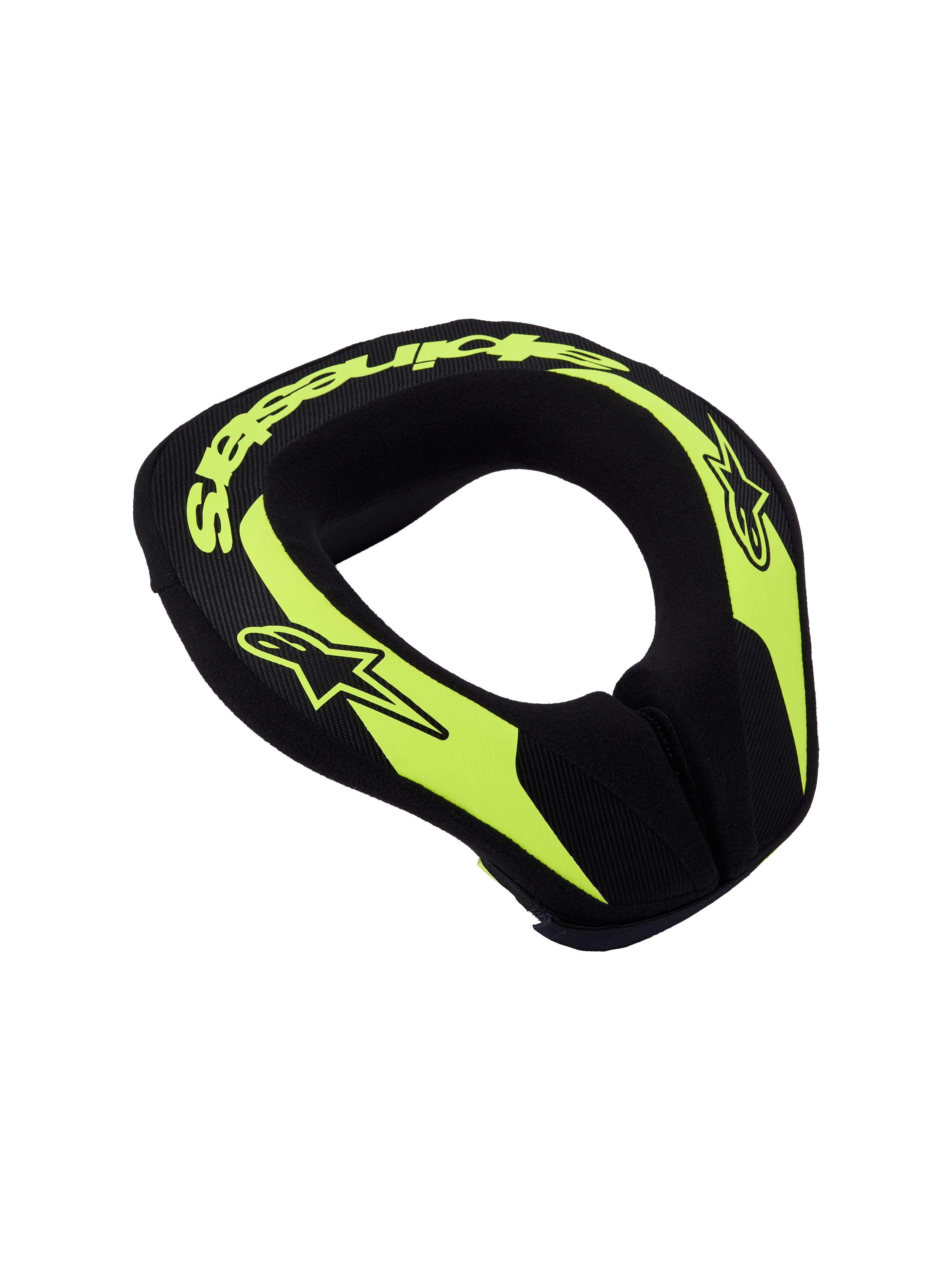 Alpinestars coussin de cou Sequence Junior, protection motocross et karting, jaune fluo et noir, design ergonomique