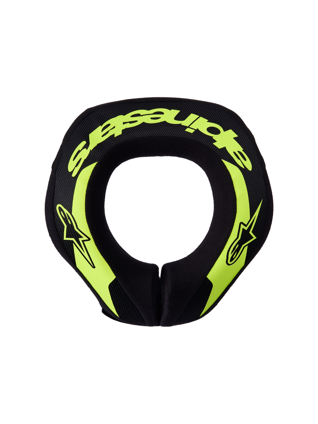 Alpinestars coussin de cou Sequence junior, protection de cou pour motocross, jaune fluo et noir, design ergonomique