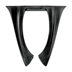 Alpinestars BNS Tech Carbon, support de cou pour motocross et tout-terrain, unisexe, noir, composé de polymère de carbone haute performance, vue de dessus montrant la structure ergonomique légère pour la protection contre les impacts.