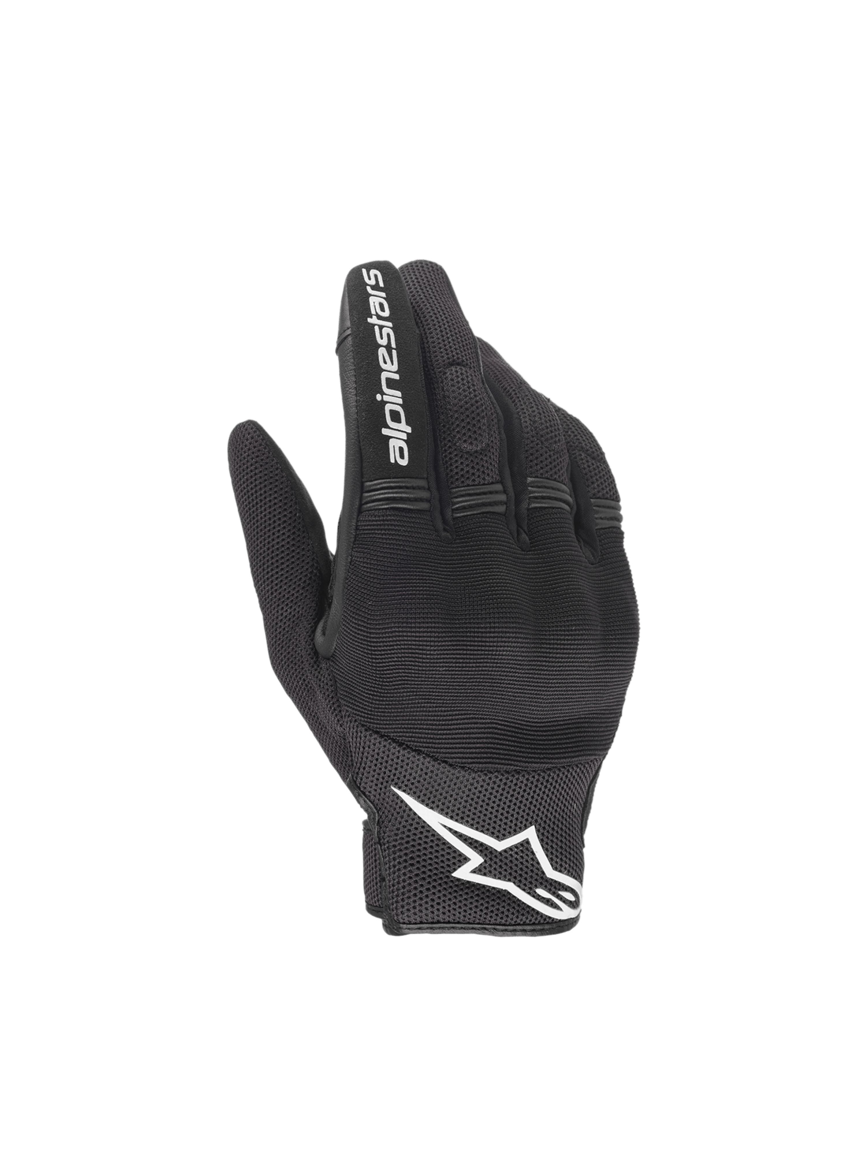 Alpinestars Copper, gants de moto urbains pour homme, noirs et blancs, en textile mesh léger et respirant