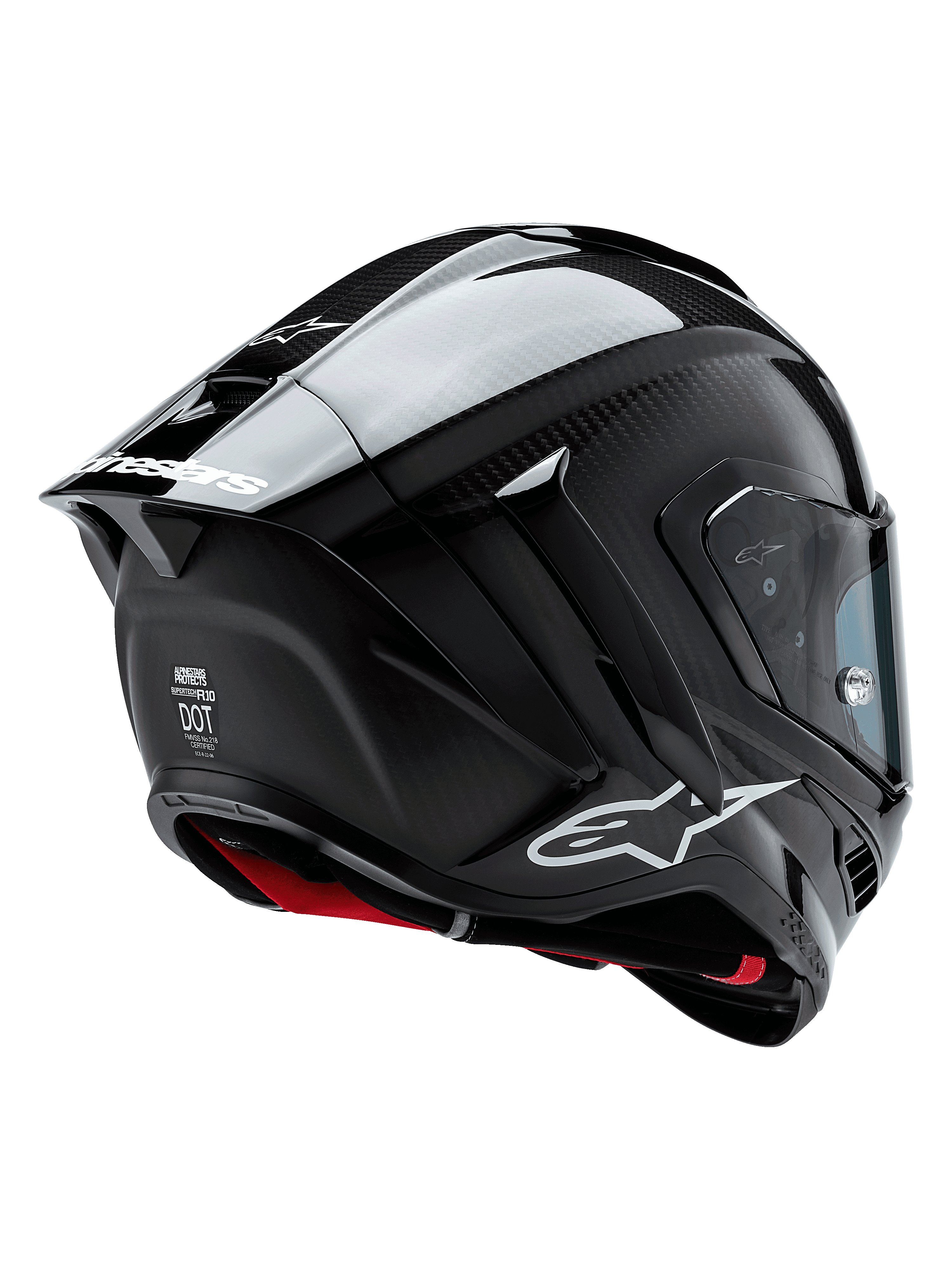 Supertech R All Models Casque Supertech R10 Solid - casques RACING/SPORT NOIR | Alpinestars