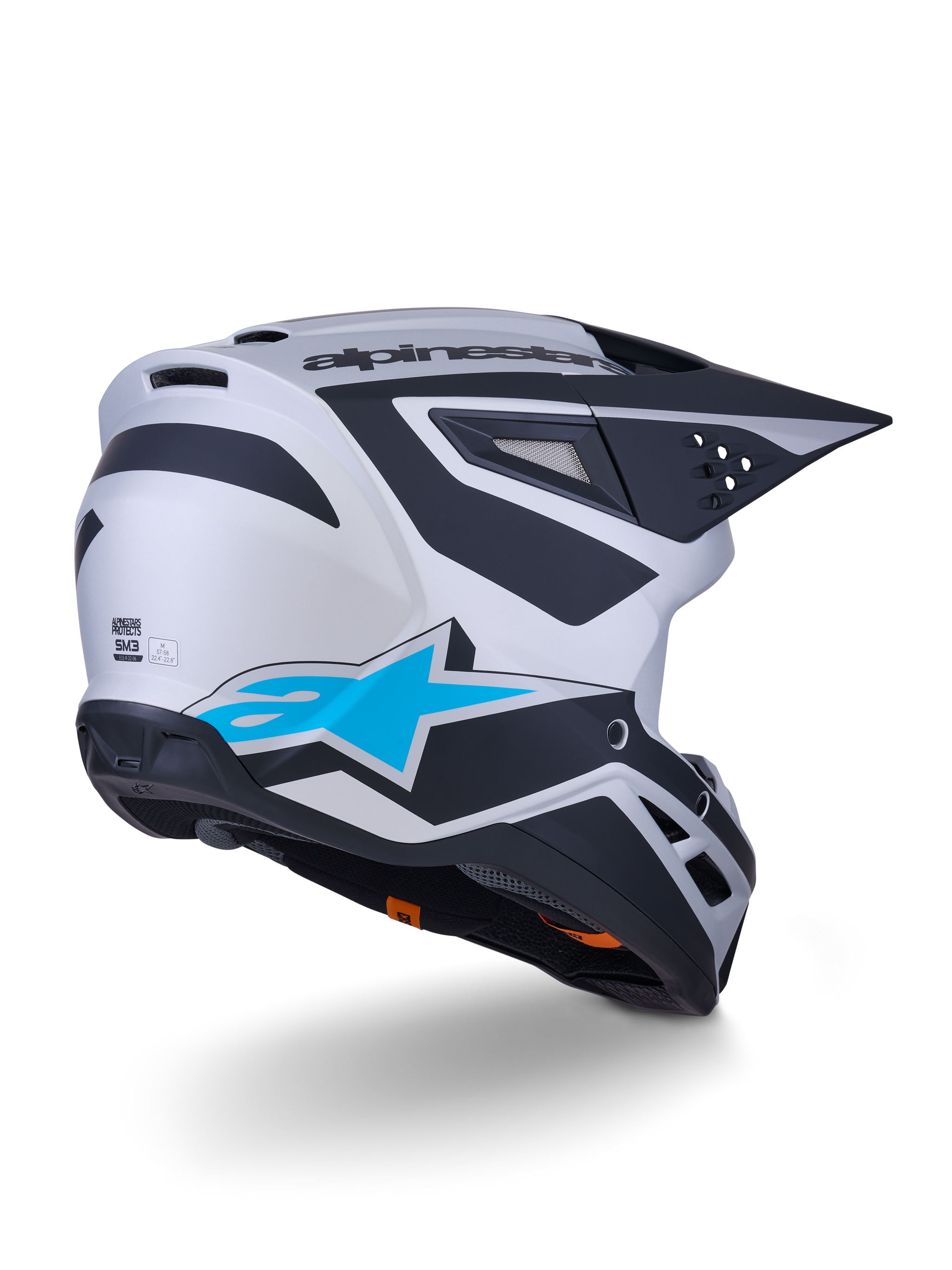 SM3 Heat - Blue MX Helmet SM3 Heat - Blue MX Helmet