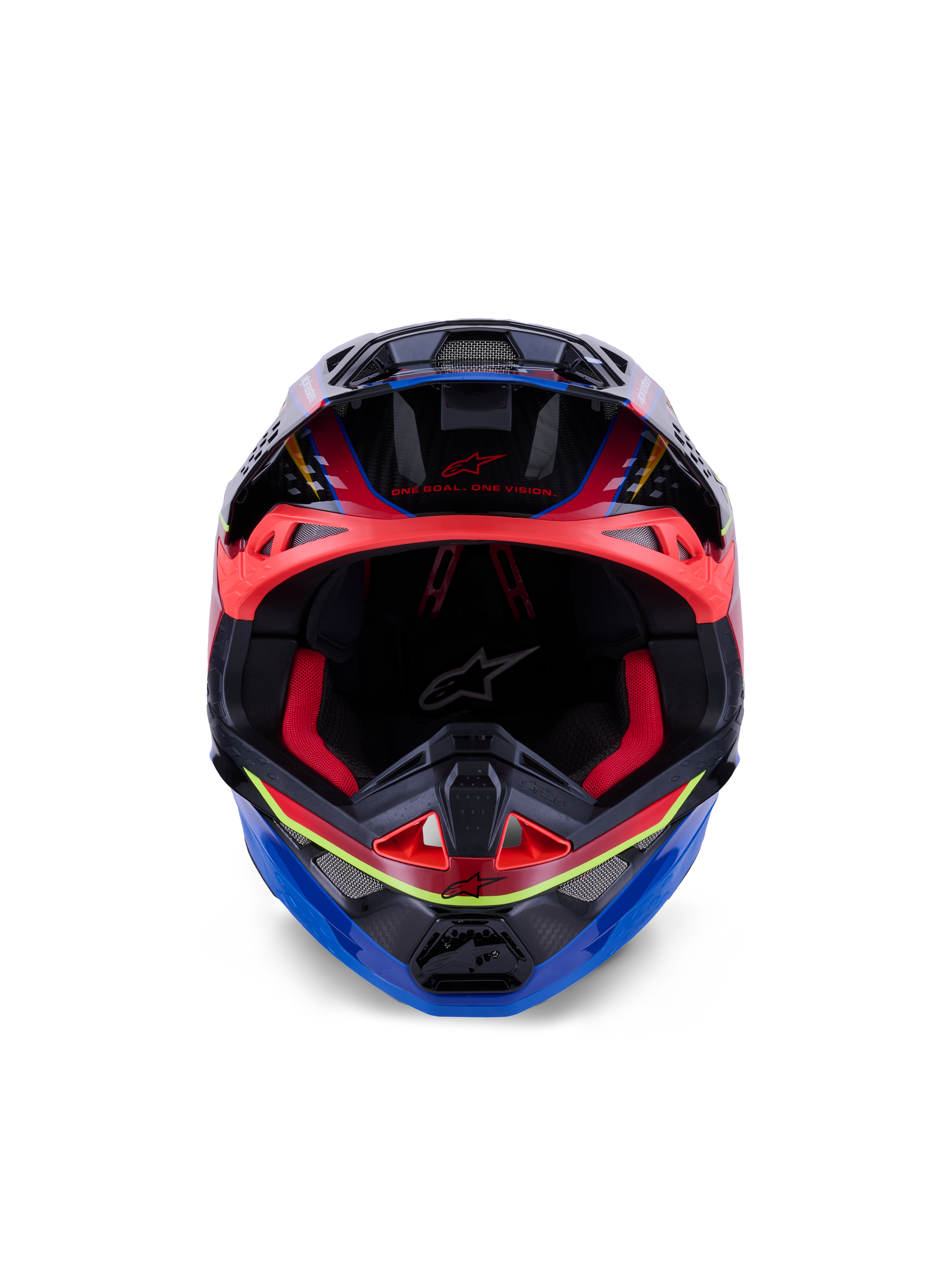 Casque Supertech M10 Era ECE 22.06 Blue Red Yellow Fluo Glossy