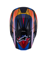 Casque Supertech M10 Era ECE 22.06 Blue Red Yellow Fluo Glossy