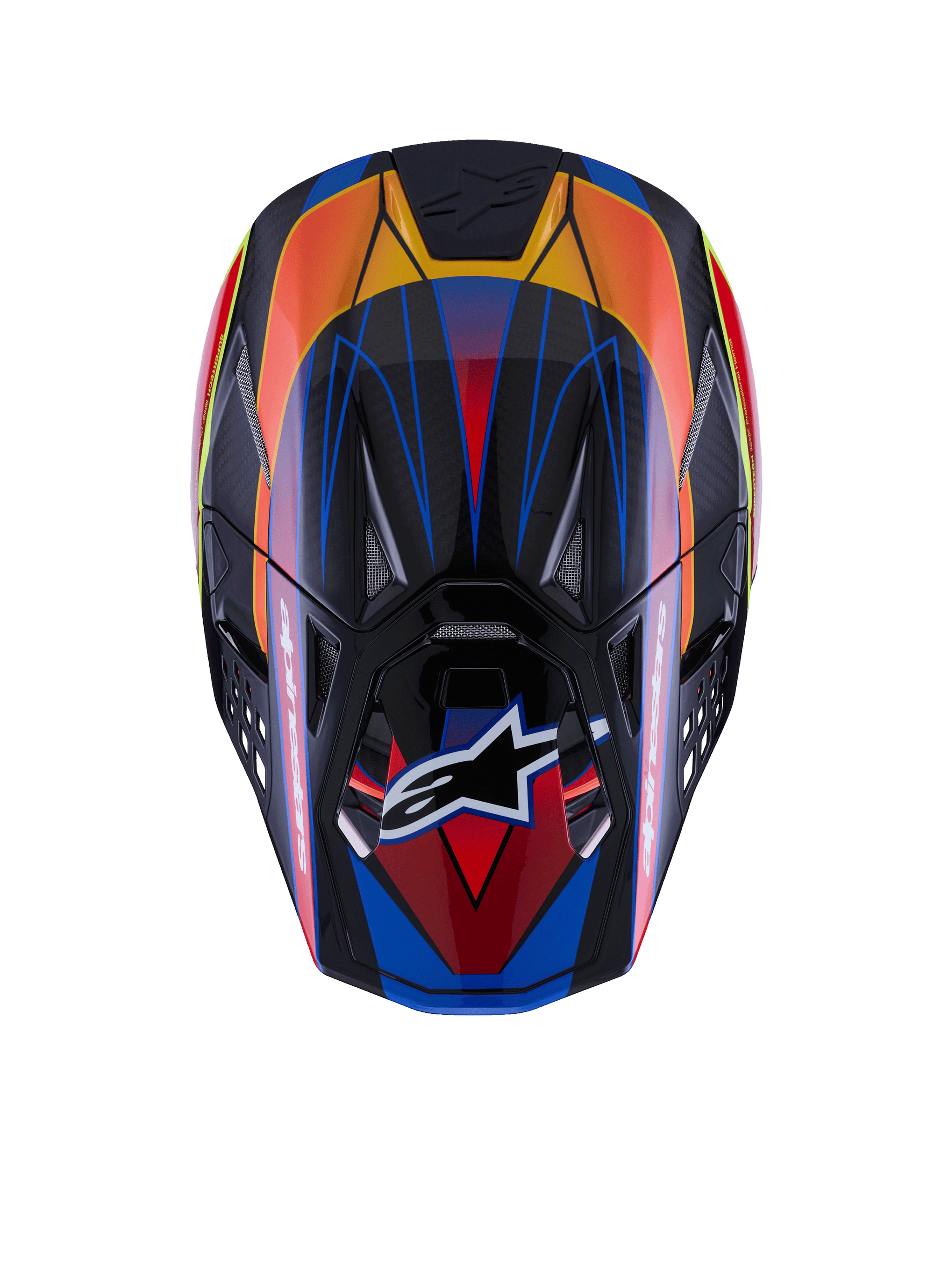 Casque Supertech M10 Era ECE 22.06 Blue Red Yellow Fluo Glossy