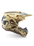 Alpinestars S-M5 Mineral, casque de motocross camouflage marron et beige, certifié ECE 22.06 pour le tout-terrain.
