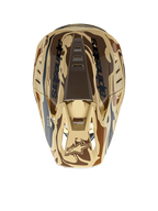 Alpinestars S-M5 Mineral, casque de motocross tout-terrain, camouflage marron mat, certifié ECE 22.06, coque légère et ventilée.