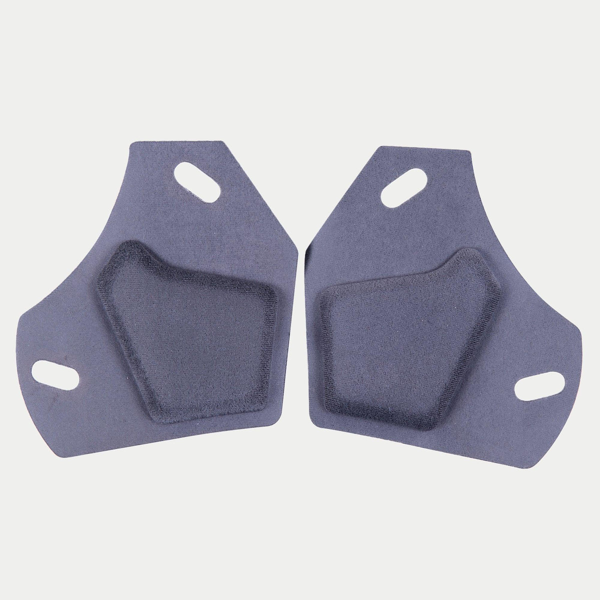 Alpinestars Supertech R10 Ear Pads Set, accessoire pour casque de moto, gris, paire de coussinets d'oreille internes de rechange présentant un support en tissu gris plat avec des découpes ovales et un rembourrage central surélevé, pièce d'entretien officielle pour les casques S-R10