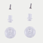 Ensemble de broches Pinlock Tear Off Alpinestars, accessoires de casque transparents, kit de matériel de remplacement comprenant des broches, des vis et des bases rondes transparentes pour visières Supertech R10, pièces officielles Alpinestars