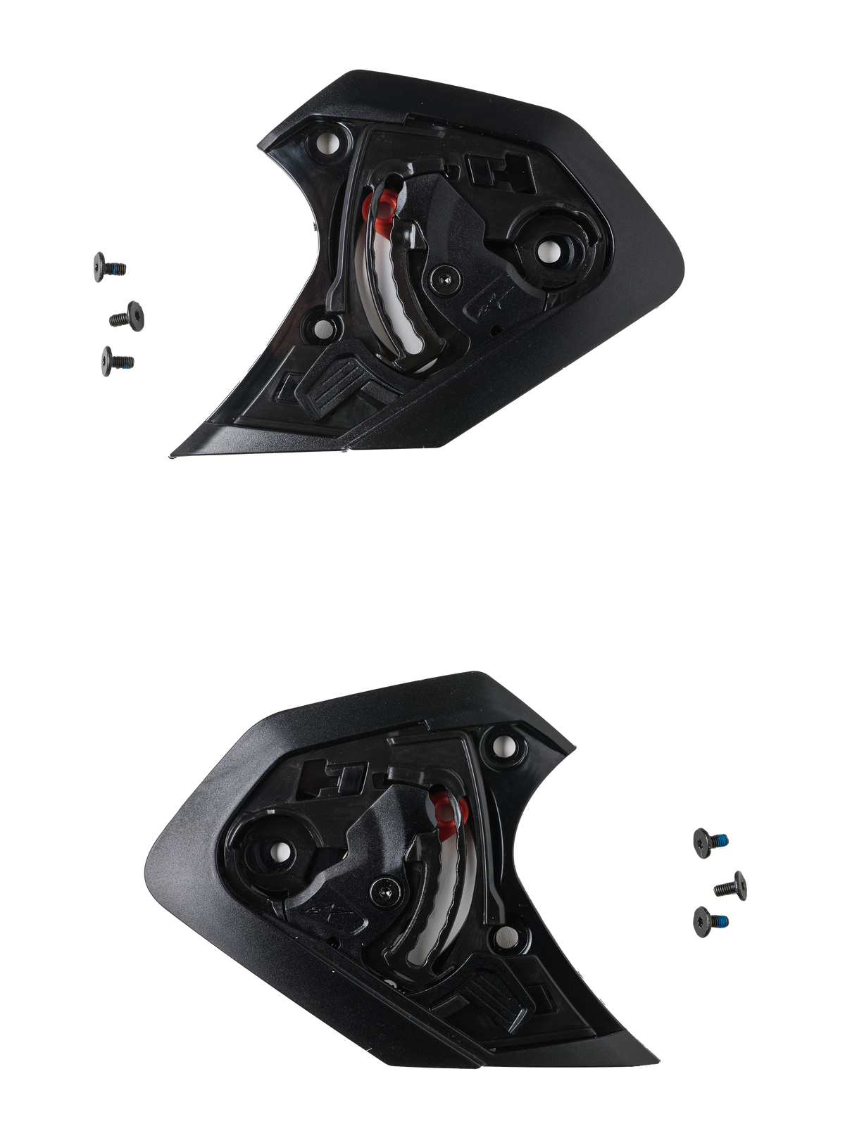 Alpinestars S-R7 Mécanisme d'Écran, pièces de rechange pour casque de moto road racing, noir, avec vis de montage