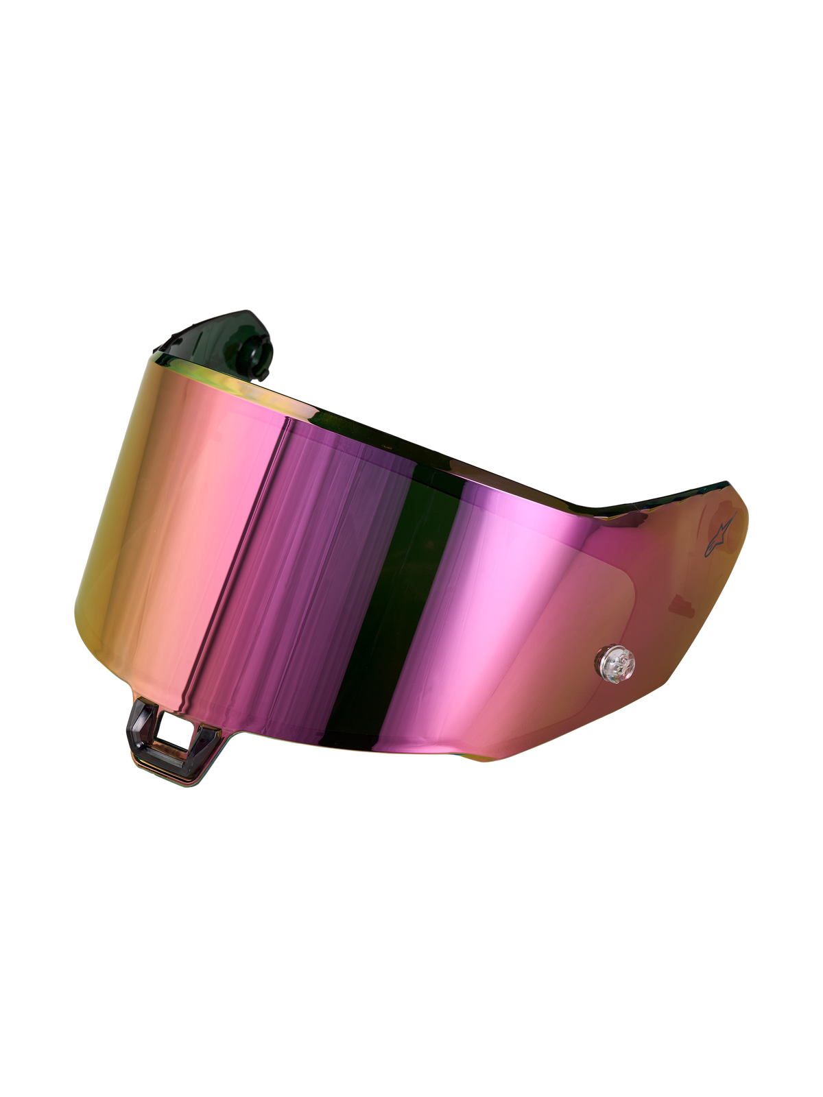 Alpinestars Écran Supertech R-10/R-7 Absolute Vision Gen2.1-R, écran de remplacement pour casque moto, finition miroir arc-en-ciel multicolore, construction en polycarbonate avec filtrage optique Absolute Vision