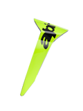 Alpinestars Supertech R10 Arius Standard Spoiler, accessoire pour casque de moto, jaune fluo et noir, composant de course aérodynamique au profil épuré avec graphismes audacieux, pièce de rechange pour casques S-R10