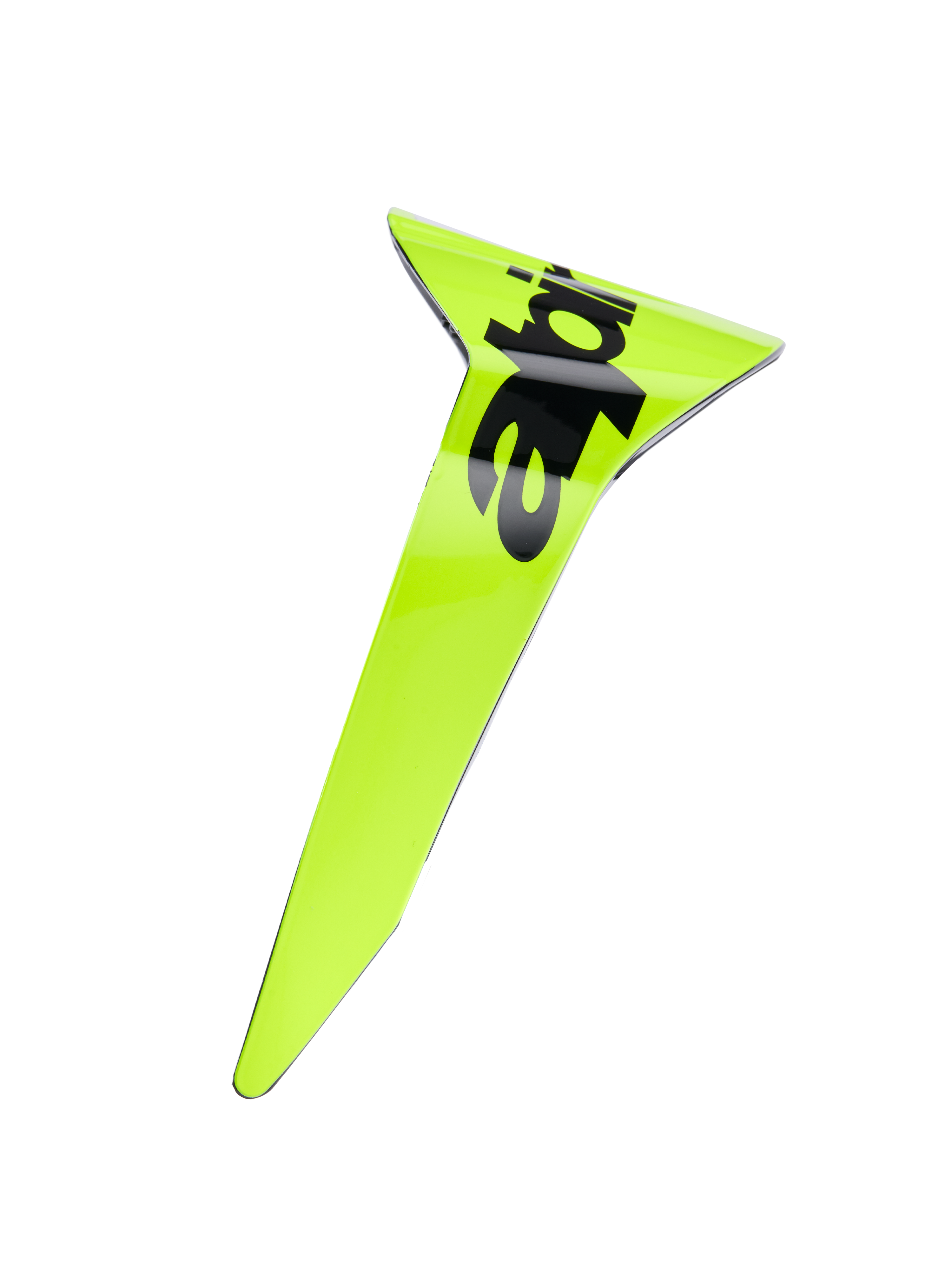 Alpinestars Supertech R10 Arius Standard Spoiler, accessoire pour casque de moto, jaune fluo et noir, composant de course aérodynamique au profil épuré avec graphismes audacieux, pièce de rechange pour casques S-R10
