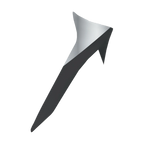 Alpinestars Supertech R10 Element Standard Spoiler, accessoire de casque, noir carbone argent et noir brillant, composant aérodynamique arrière pour casques S-R10, profil angulaire élégant avec une finition brillante
