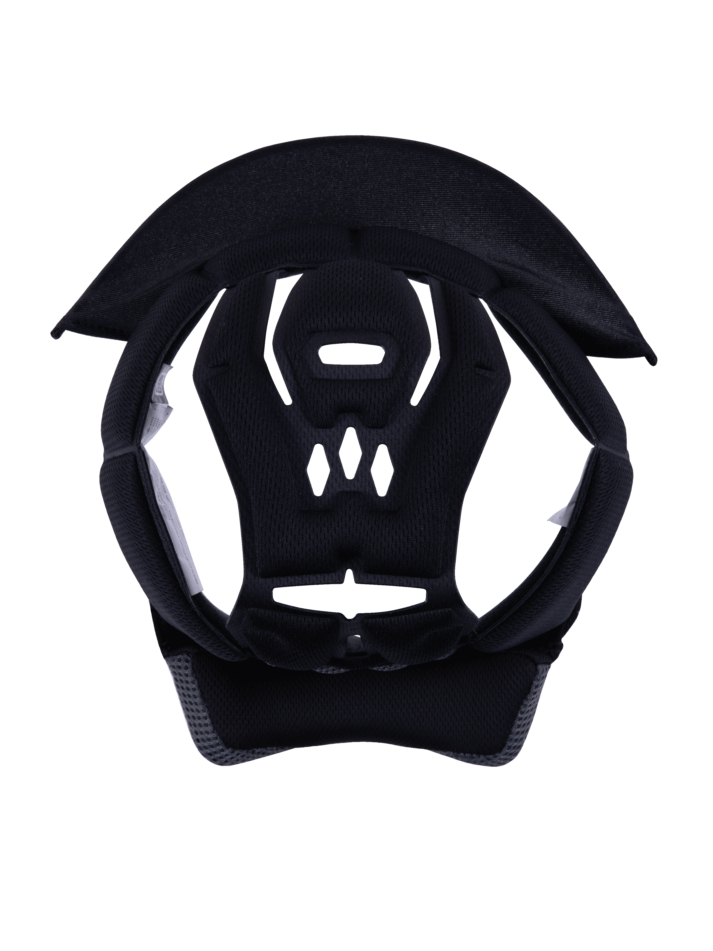 Alpinestars S-M3 Youth Crown Pad, accessoire de casque, gris, coiffe intérieure de rechange avec rembourrage en maille texturée, forme ovale avec découpes de ventilation géométriques pour la respirabilité, conçu pour les casques de motocross SM3 Youth