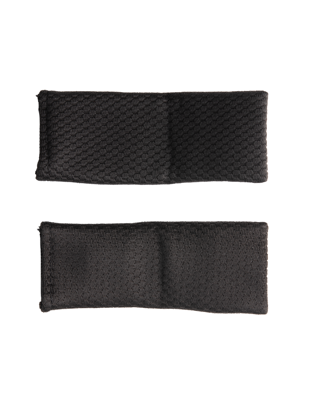 Alpinestars Kit de Caches de Sangle de Menton S-M7, noir, protections de remplacement pour sangles de menton de casque de motocross, matériau synthétique texturé, tissu doux au toucher pour un confort accru, présentés comme une paire de coussinets rectangulaires noirs
