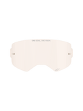 Lentille Alpinestars Supertech, teinte cuivre rose clair, écran de rechange en polycarbonate moulé par injection, avec marquage « ONE GOAL. ONE VISION. » et petit logo étoile, supports de tear-off intégrés, accessoire pour masque de motocross et tout-terrain