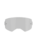 Alpinestars Supertech Smoke Lens, écran de rechange pour lunettes, teinte gris fumé moyen, inscription 'ONE GOAL. ONE VISION.', design incurvé en polycarbonate avec supports de tear-off intégrés, accessoire tout-terrain et motocross