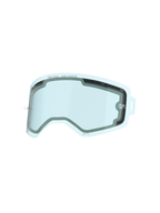 Lentille Alpinestars Supertech, lentille de masque ventilée à double paroi teintée bleu, avec l'inscription « ONE GOAL. ONE VISION. », lentille de rechange en polycarbonate résistant aux chocs pour la protection en motocross et en tout-terrain