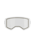 Alpinestars Supertech Dual Pane Roll Off Lens, écran de rechange pour masque de motocross, transparent, construction à double paroi avec joint en néoprène gris visible et encoches latérales pour film roll-off, polycarbonate transparent résistant aux chocs