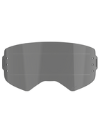 Lentille Alpinestars Supertech Roll Off, accessoire pour lunettes, teinte fumée, dotée de Glide Lines horizontales pour un mouvement fluide du film, trous de fixation latéraux pour système roll-off, construction en polycarbonate moulé par injection