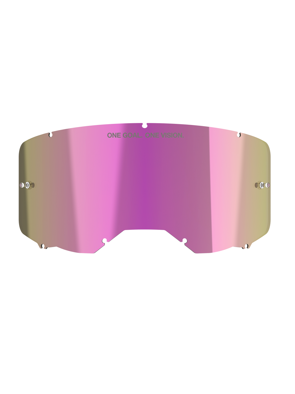Alpinestars Lentille Miroir Vision 8-5-3 rose, pièce de rechange pour masque de motocross tout-terrain.