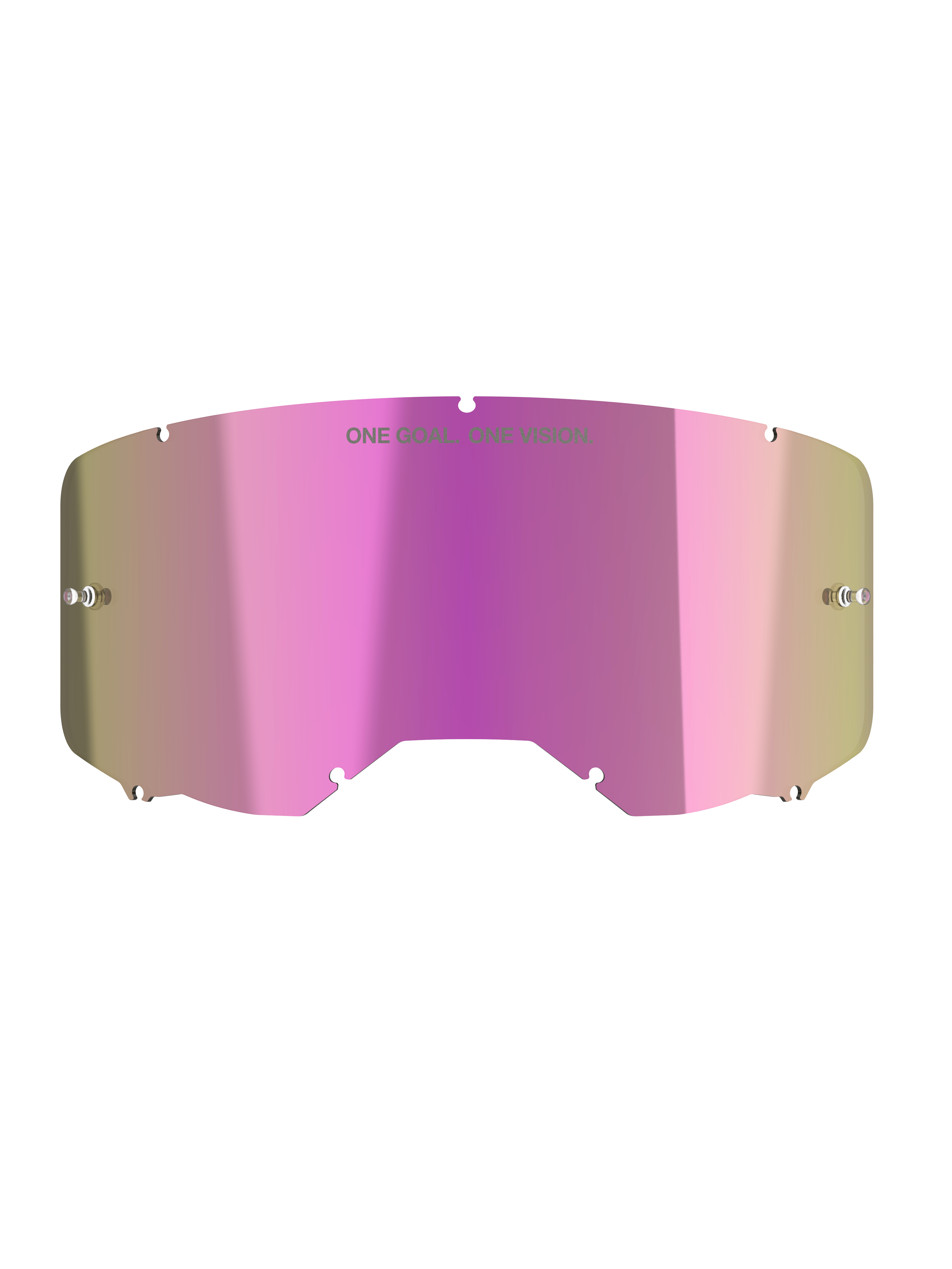Alpinestars Lentille Miroir Vision 8-5-3 rose, pièce de rechange pour masque de motocross tout-terrain.
