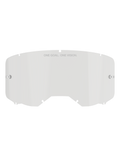 Lentille Alpinestars Vision 8-5-3, lentille de rechange transparente pour lunettes, construction en polycarbonate avec supports de tear-off intégrés et système de verrouillage à sept points, arborant le texte 'ONE GOAL. ONE VISION.', protection pour le motocross et le pilotage tout-terrain