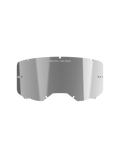 Alpinestars Vision 8-5-3 Mirror Lens, finition réfléchissante Mirror Silver, construction en polycarbonate incurvé avec inscription « ONE GOAL. ONE VISION. », supports de tear-off intégrés, écran de rechange pour lunettes de motocross