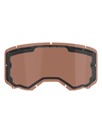 Alpinestars Vision 8-5-3 Dual Pane Vented Lens, écran de rechange teinté Copper Rose pour masque de motocross, doté de supports de tear-off intégrés, d'orifices de ventilation supérieurs et du marquage ONE GOAL ONE VISION.