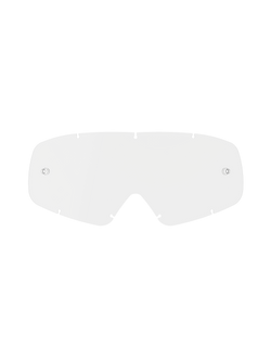 Alpinestars Vision Youth Lens, écran de rechange clair pour lunettes de protection, polycarbonate transparent, avec supports de tear-off intégrés et sept encoches de verrouillage, design anti-buée à double écran pour motocross jeunesse