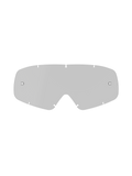 Alpinestars Vision Youth Smoke Lens, écran de rechange teinté fumé moyen pour lunettes de motocross enfant, conception en polycarbonate incurvé avec supports de tear-off intégrés et système de verrouillage à sept trous.