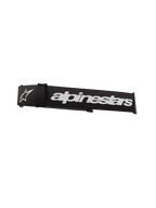 Alpinestars Supertech Goggles Strap, noir et blanc, avec lettrage et logo étoile Alpinestars blancs bien visibles, sangle de remplacement de 45 mm pour masque de motocross avec adhérence en silicone et fixation par clic