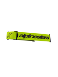 Alpinestars Supertech Goggles Strap, accessoire pour lunettes de motocross, jaune fluo et noir, avec lettrage Alpinestars et logo étoile, sangle de remplacement officielle pour lunettes de course tout-terrain