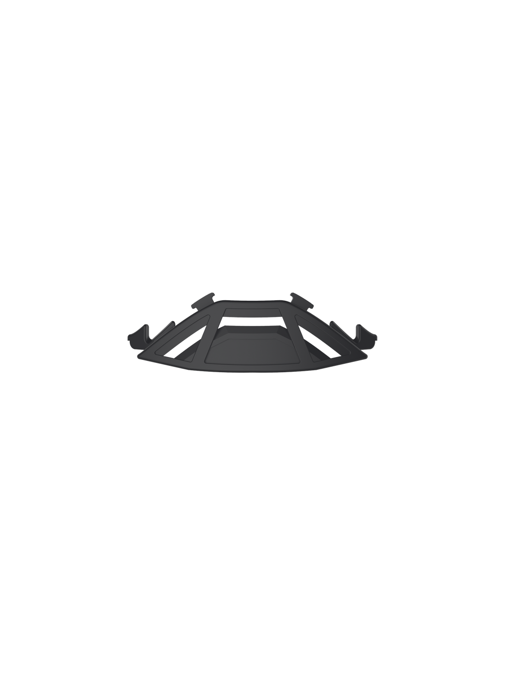 Alpinestars protège-nez de rechange Supertech, accessoire de masque de motocross, noir, construction en plastique durable