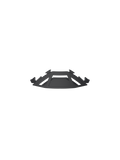 Alpinestars protège-nez de rechange Supertech, accessoire de masque de motocross, noir, construction en plastique durable