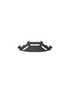 Alpinestars protège-nez de rechange Supertech, accessoire de masque de motocross, noir, construction en plastique durable