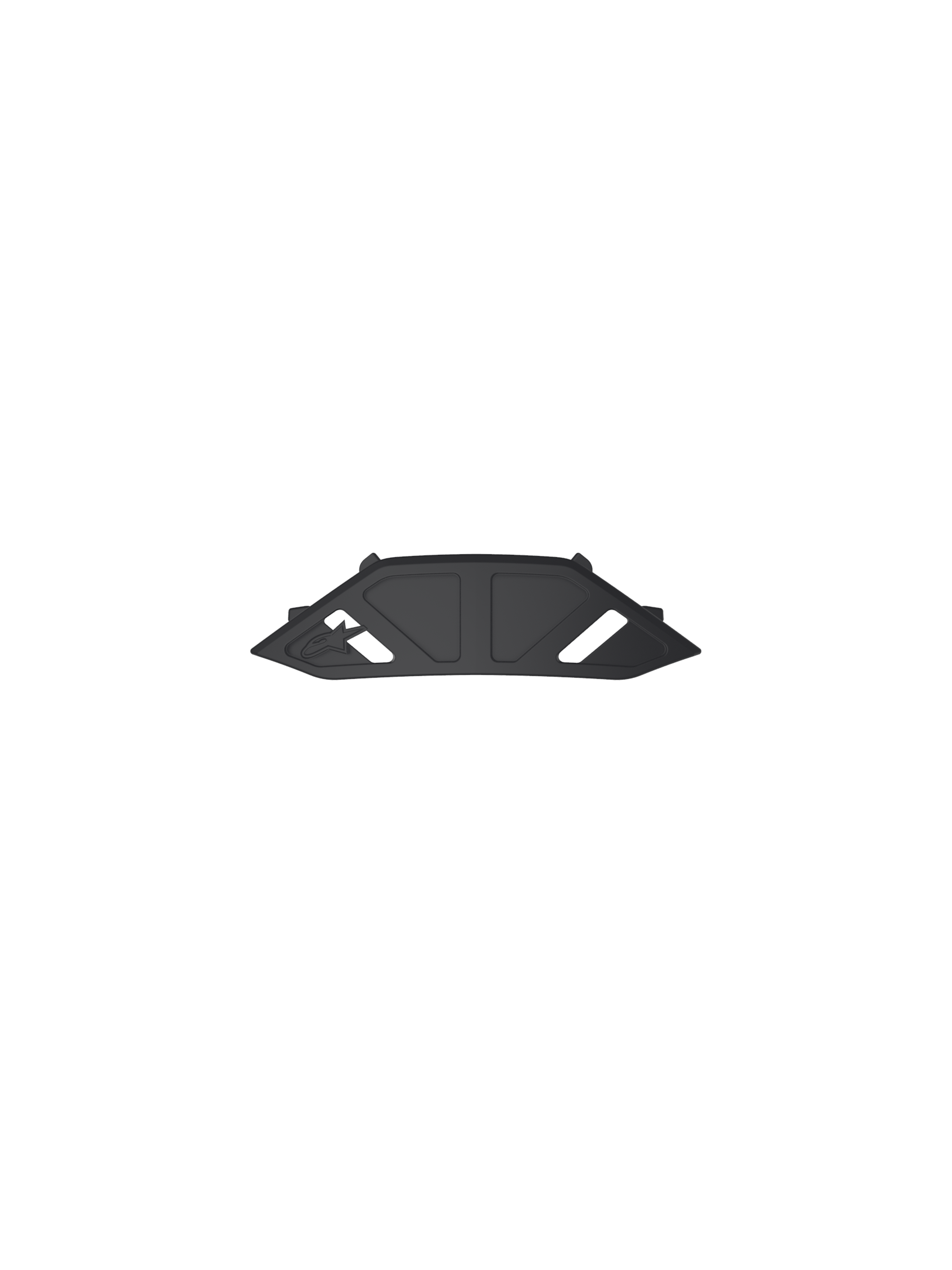 Alpinestars protège-nez de rechange Vision 8-5-3, accessoire noir en plastique pour masque de motocross et pilotage tout-terrain
