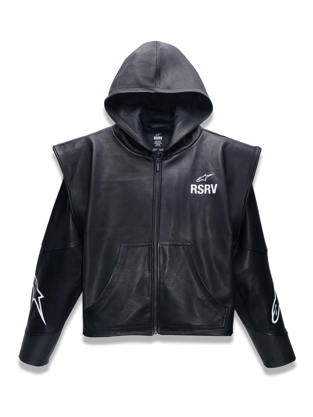 Sweat À Capuche En Cuir RSRV Axis
