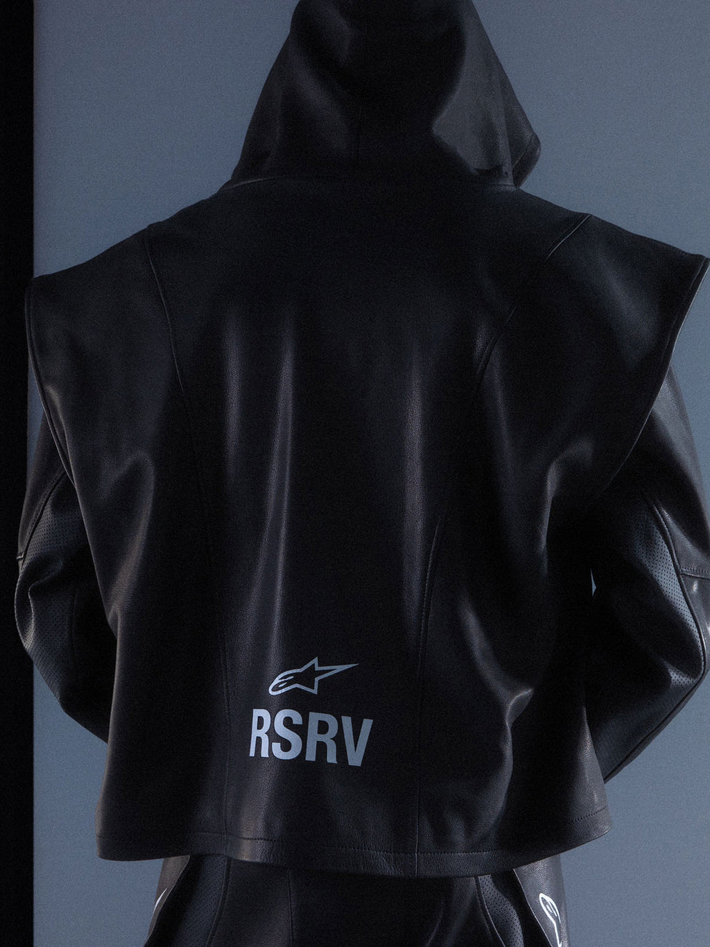Sweat À Capuche En Cuir RSRV Axis