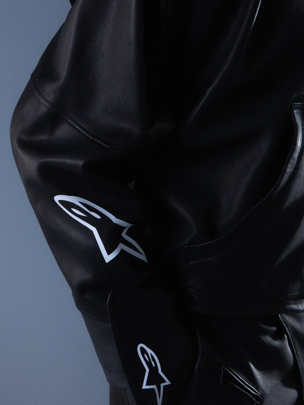 Sweat À Capuche En Cuir RSRV Axis