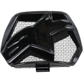 Alpinestars Supertech M10/M8, ventilation de mentonnière pour casque, pièce de rechange en plastique noir brillant avec logo en étoile et grille interne, accessoire de ventilation pour motocross