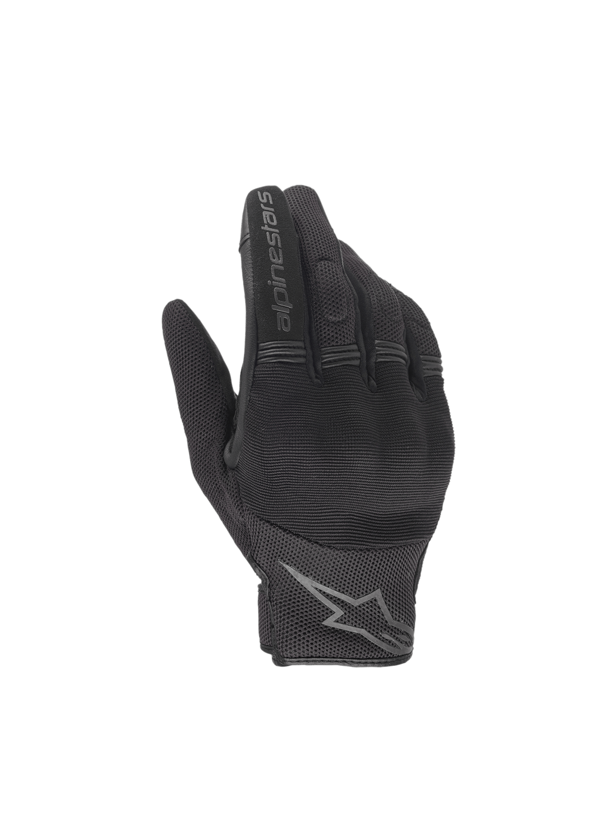 Alpinestars gants Copper, gants de moto urbains pour homme, noirs, protection rigide et mesh textile, certifiés CE.