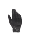 Alpinestars Stella Copper, gants de moto urbains pour femme, noirs, protection des articulations rigide et manchette courte, construction en textile léger et respirant