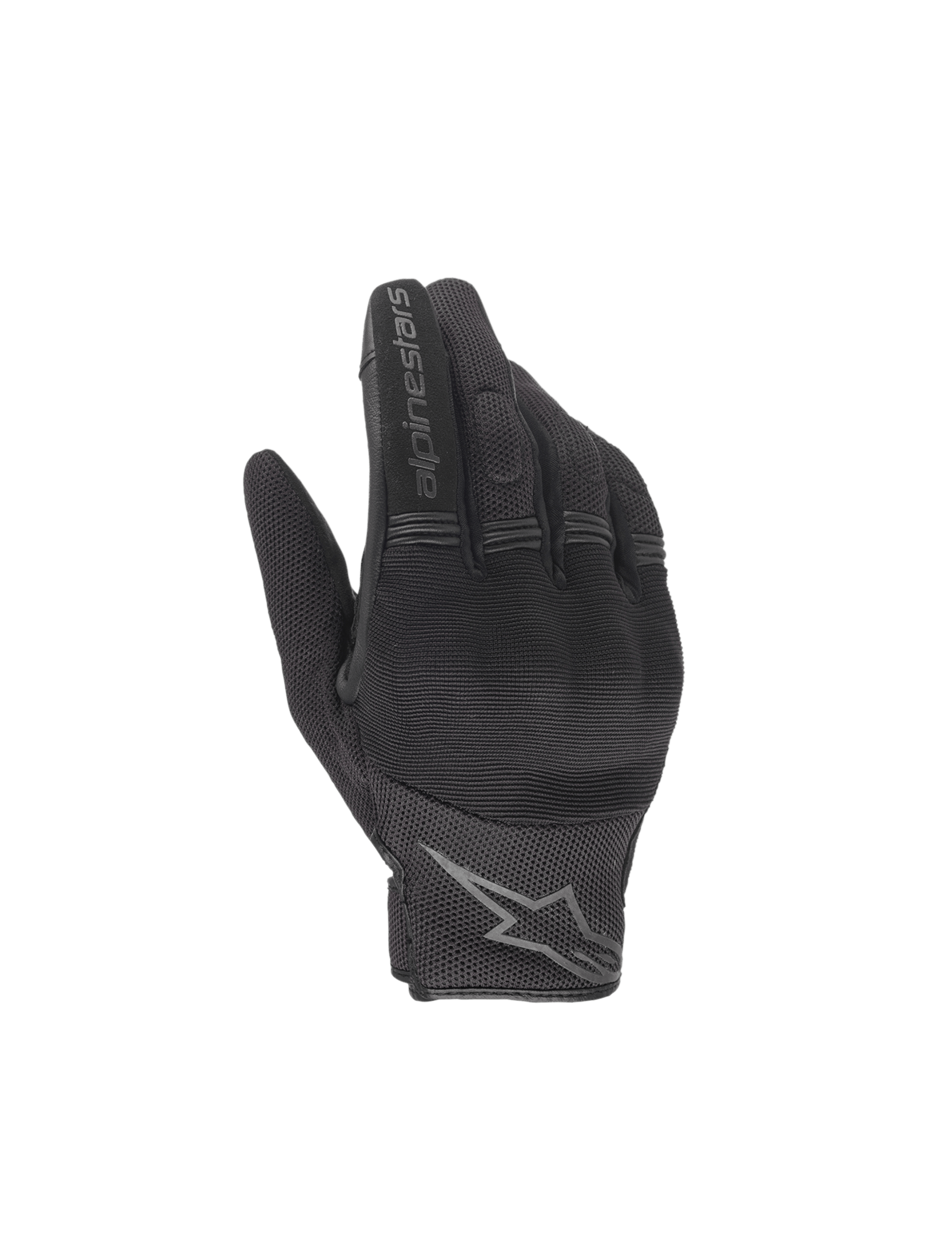 Alpinestars Stella Copper, gants de moto urbains pour femme, noirs, protection des articulations rigide et manchette courte, construction en textile léger et respirant