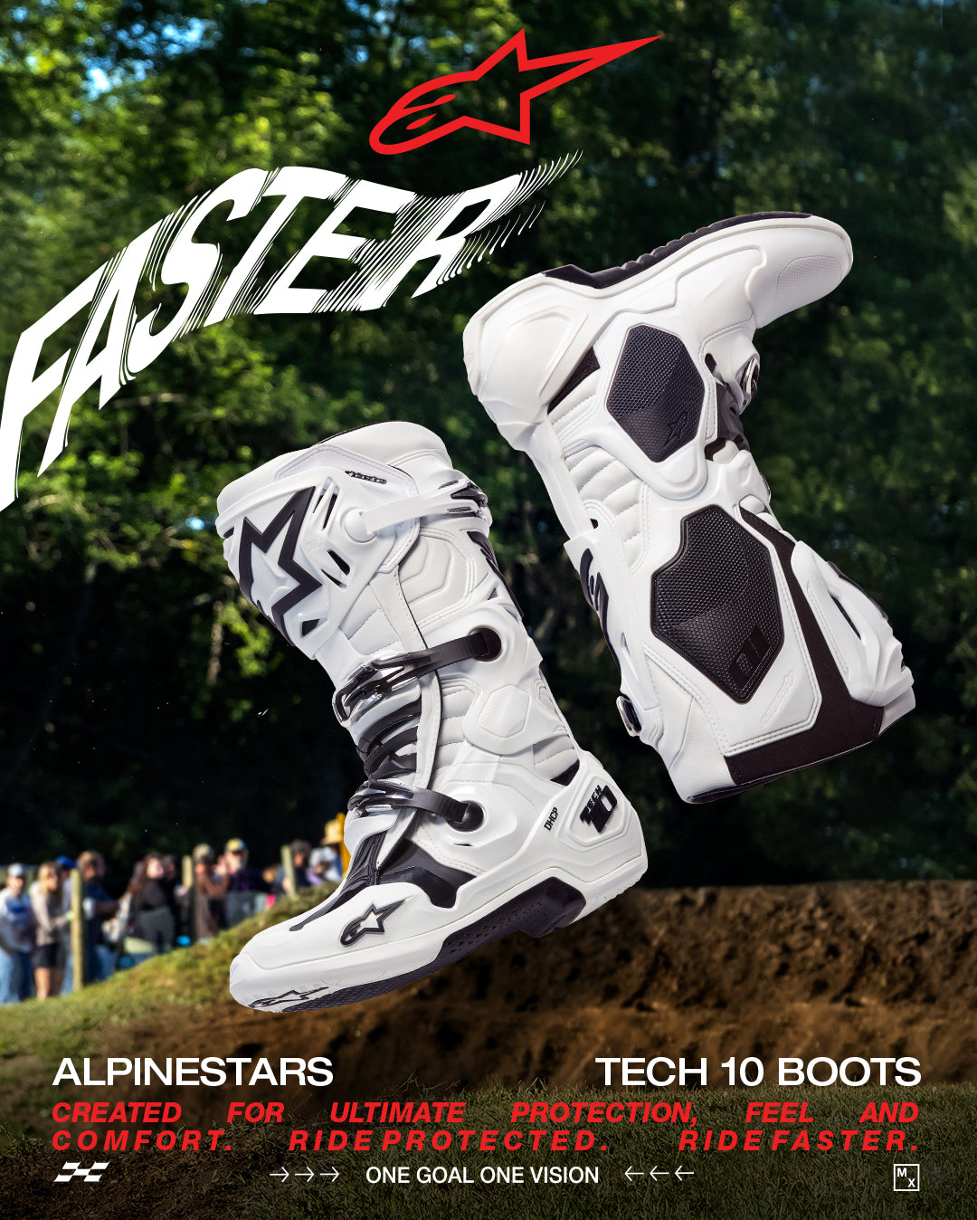 Tech 10 - White MX Boots | Alpinestars®