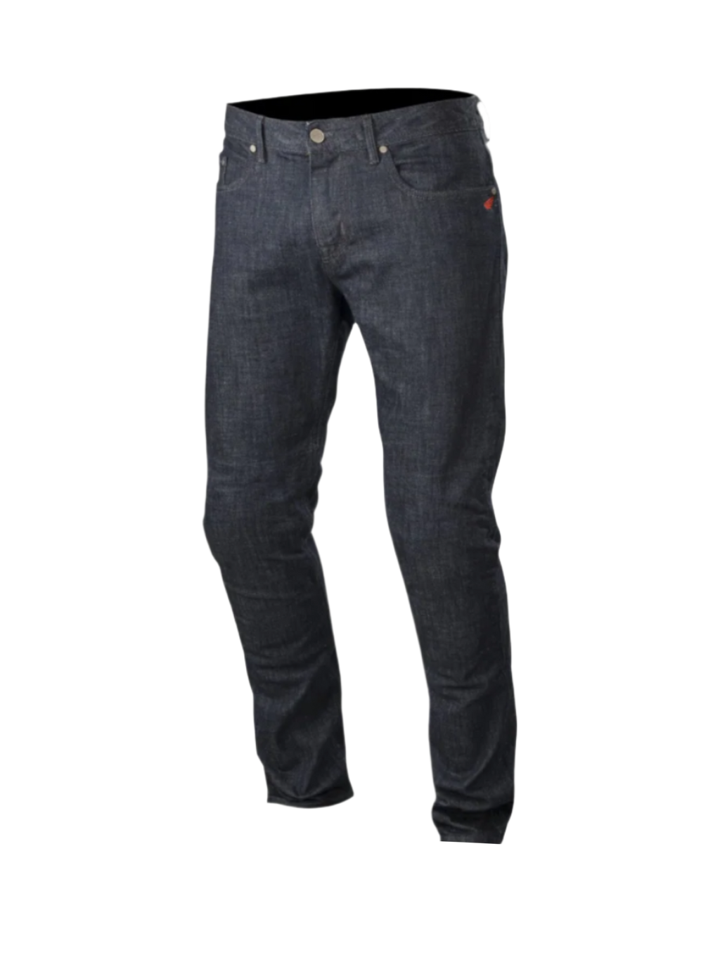 Alpinestars pantalon Denim Copper, pantalon de moto urbain pour homme, bleu foncé, coupe droite, denim avec renforts en fibre d'aramide et protections certifiées CE